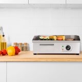 thumbnail of VERTES grillplaat bakplaat plancha grill elektrisch 3000W roestvrij staal (grilloppervlak glad & met groeven 55x35cm, thermostaat)