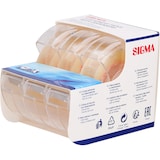thumbnail of SIGMA Klebefilmabroller, Kunststoff, transparent, für 15 mm x 33 m Rollen, 3 Stück