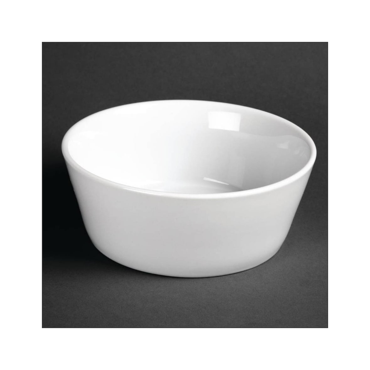 Olympia Whiteware runde konische Schalen 5cm