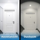 thumbnail of Türspion Messing Schwarz Türgucker – einfache Montage klare Durchsicht 160°