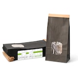 thumbnail of greenbox - Saco de bloco M, 11,5 x 7 x 24,5 cm, Folha de PP, preto, Fita de clipe, Papel Kraft, 400 un..