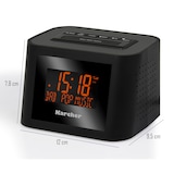 thumbnail of Karcher DAB 2420 Stereo-Radiowecker (DAB+, RDS, dimmbares Display, Wochenend-/Snooze-Funktion)