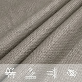 thumbnail of Vela ombreggiante 160 g/m² trapezio grigio chiaro 3/4x3 m HDPE modello Soleil Lumina