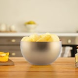 thumbnail of Relaxdays Salatschüssel Edelstahl, 2 L, runde Metallschüssel zum Backen & Servieren, Ø 20 cm, Küchenschüssel, rosa/gold