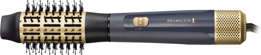 Ein rotierender Haartrocknerbürstenaufsatz.