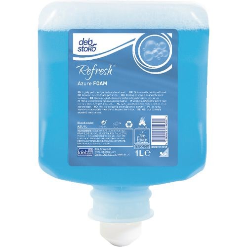 Deb Schaumseife Nachfüllung Schaum Frisches Obst Blau AZU1L 1 L