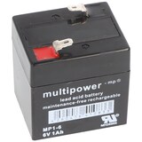 thumbnail of Multipower MP1-6 Akku PB Blei, 6 Volt 1000mAh, Anschluss 4,8m