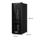 thumbnail of Klarstein Shiraz 12 Slim Uno Weinkühlschrank 32l/12Fl.Touch 85 W 5-18 °C LED Schwarz
