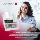 thumbnail of Olympia Tischrechner CPD 5212 4861 druckend 12stellig Netzbetrieb weiß