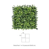 thumbnail of Bonerva | Jardim Artificial Vertical México | Pack 4 Peças 50x50cm (1m²)| Planta artificial para decoração escritório, hotel, restaurante | MAL1213