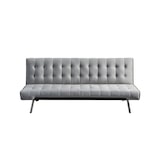 thumbnail of Sofá cama 2 Plazas Clic Clac NAHIA terciopelo 168x69cm Gris