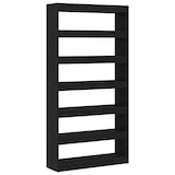 thumbnail of vidaXL Bücherregal Schwarze Eiche Material 100 x 30 x 198 cm Regale