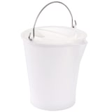 thumbnail of GILAC Seau rond gradué - bec verseur - Blanc G615421