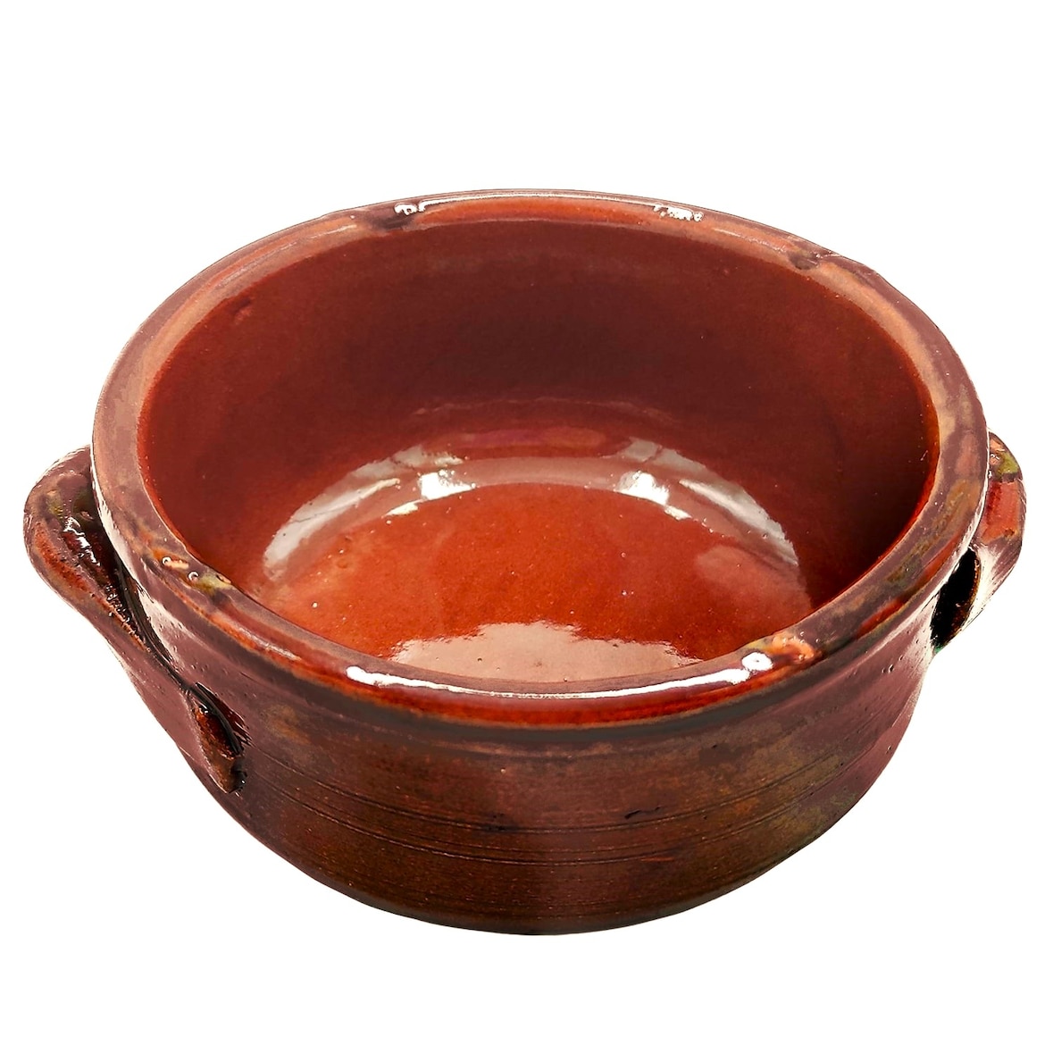 Grandes poêles en terre cuite, lot de 6, 14 cm