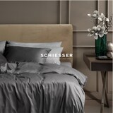 thumbnail of Schiesser Kissenhüllenset Ella - Baumwollsatin - 2-teilig - 40 x 80 cm - Dunkelgrau