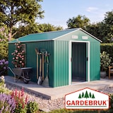 thumbnail of GARDEBRUK® XXXL Gerätehaus mit Fundament Schiebetür Kantenschutz