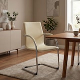 thumbnail of Freischwinger Noeleen Kunstleder creme