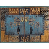 thumbnail of OPIUM OUTLET mobile cassettiera credenza armadio matrimonio 33723-3 "Oceanflowers" blu vintage asiatico cinese orientale