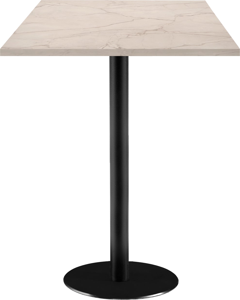 Stehtisch 60x60cm - Modell Rome marmor yule