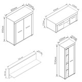 thumbnail of VCM  Usilo  H. 159 x B. 242 x T. 37 cm