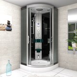 thumbnail of Duschkabine Komplettdusche Fertigdusche Dusche D46-03M0-EC 80x80 cm mit 2K Scheiben Versiegelung