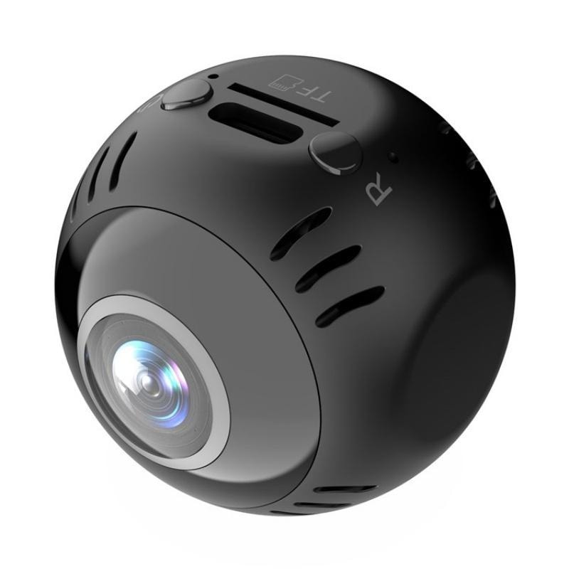Mini Camera WiFi HD Vue Panoramique 180° Vision Nocturne Détection Mouvement YONIS