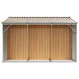 thumbnail of Helloshop26 - Gartenhaus Geräteschuppen Geräteschuppen robust helle Farbe 277 x 279 x 179 cm verzinkter Stahl braun 02_0022313