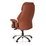 thumbnail of Bureaustoel PRADO echt leder, Bruin hjh OFFICE