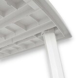 thumbnail of Tavolo componibile da esterno giardino in resina bianca 6 gambe Trio