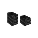 thumbnail of PROREGAL 5x Leitfähige Sichtlagerbox 5.1 mit Griffstange | HxBxT 20x30x50cm | 21,8 Liter | ESD, Sichtlagerbehälter, Sichtlagerkasten
