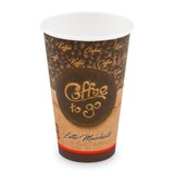 thumbnail of 800 Kaffeebecher Coffee to go Becher "Latte Macchiato" XL 400 ml glatt