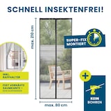 thumbnail of Hoberg Tür-Insektenschutz - 80 x 210 cm - Schwarz