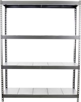 thumbnail of SimonRack Estantería Industrial, 2000x1200x600 mm, 400 kg de Punto Flexión, 4 Estantes Metálicos, Estantería Garaje, Gris/Galva - Ecoforte
