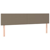 thumbnail of vidaXL Boxspringbett mit Matratze & LED Taupe 160x200 cm Stoff