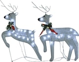 thumbnail of vidaXL Rentier mit Schlitten Weihnachtsdekoration 100LEDs Outdoor Weiß
