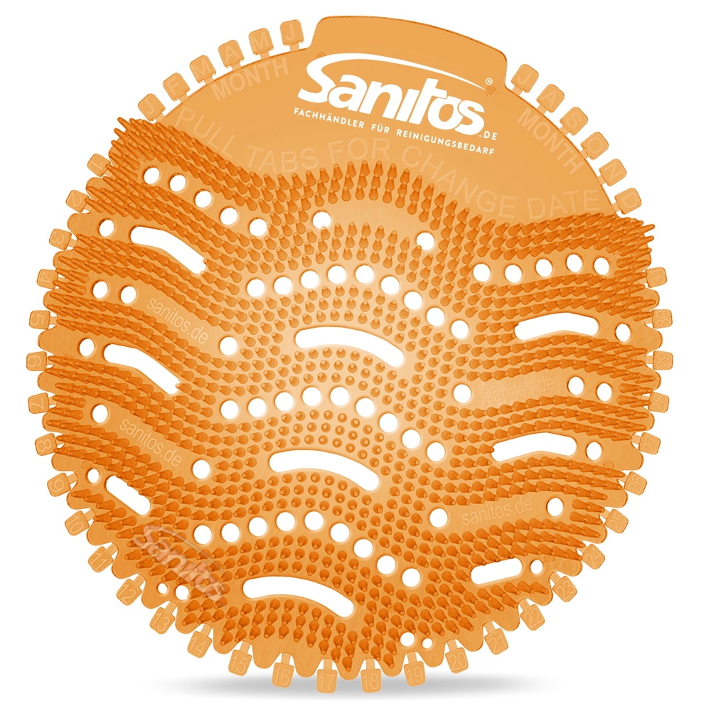 12x Urinalsieb 2.0 Duft Mango - Pissoirsieb Pissoireinsatz Urinaleinleger Pissoireinleger