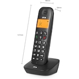 thumbnail of SPC Air - Schnurloses Festnetztelefon mit beleuchtetem Display, Telefonbuch mit 20 Kontakten, Anrufer-ID, Stummschaltung - Schwarz