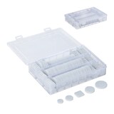 thumbnail of Relaxdays Filzgleiter selbstklebend, 272er Set, runde & eckige Möbelgleiter, Kratzschutz, mit Box, Klebefilz Möbel, weiß