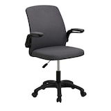 thumbnail of Sedia Ufficio Ergonomica Poltrona Seduta Regolabile, Braccioli Reclinabili, Girevole da Scrivania, Imbottita - Grigio