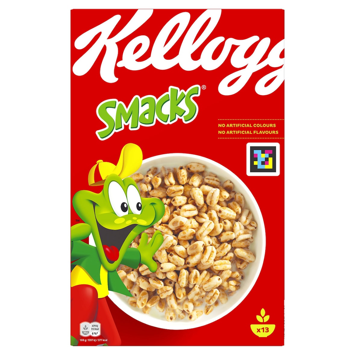 Kellogg's Smacks Frühstückscerealien 12 x 400g (4.8kg)