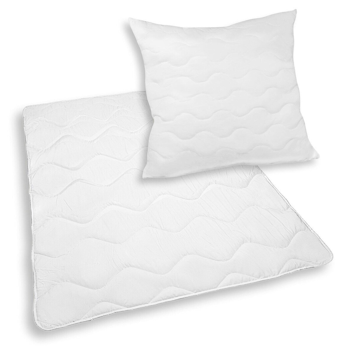 Bettdeckenset DreamScience Comfort 135x200 cm - 2-teilig - 1x Bettdecke 135x200 cm + 1x Kopfkissen 80x80 cm