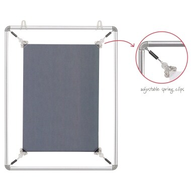 Franken Spannrahmen BS1101 für DIN A4 31x39,7cm Aluminium silber