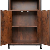 thumbnail of tectake Estante para livros DONCASTER 60x38x125 cm  Madeira Industrial Escura, Rústica