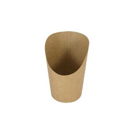 Gobelet Pot Wrap en carton kraft brun 5.5 oz 165 ml pelliculage intérieur par 1000