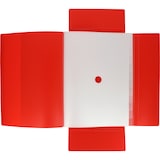 thumbnail of Clasificador PP 12 posiciones translúcido Rojo