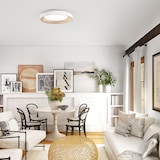 thumbnail of Plafon LED HIVE em metal dourado fosco 30W Perenz ø35cm