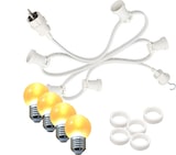 thumbnail of Illu- Party Außenlichterkette 30m weiß 50 ultra-warmweiße LED Kugeln