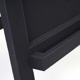 thumbnail of Reclamebord HWC-E51, krijtbord, 66x37x27cm Shabby-Look Vintage ~ donkergrijs