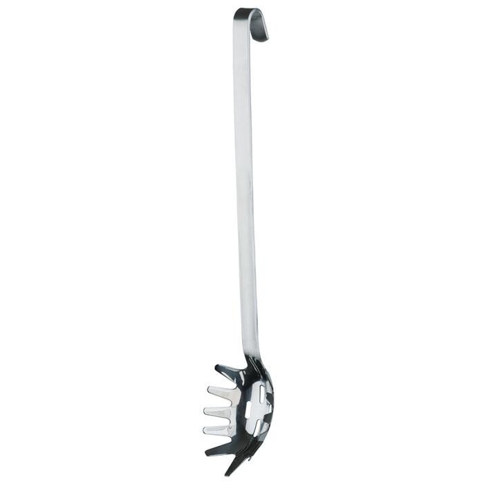 APS 673 Spaghettilöffel,  18/8 Edelstahl,  10 x 7 cm, Griff: 29 cm, schwere Qualität