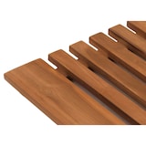 thumbnail of Felpudo de teca HWC-N10, alfombrilla de ducha, teca de calidad B (duramen, 20-30 años), 4x60x40cm